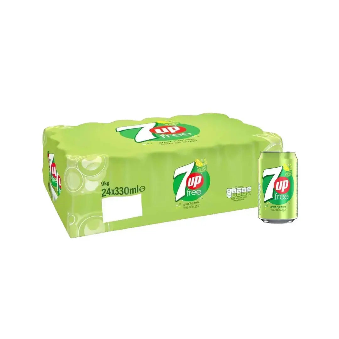 7up Zero cans 330ml GB (Pack of 24)