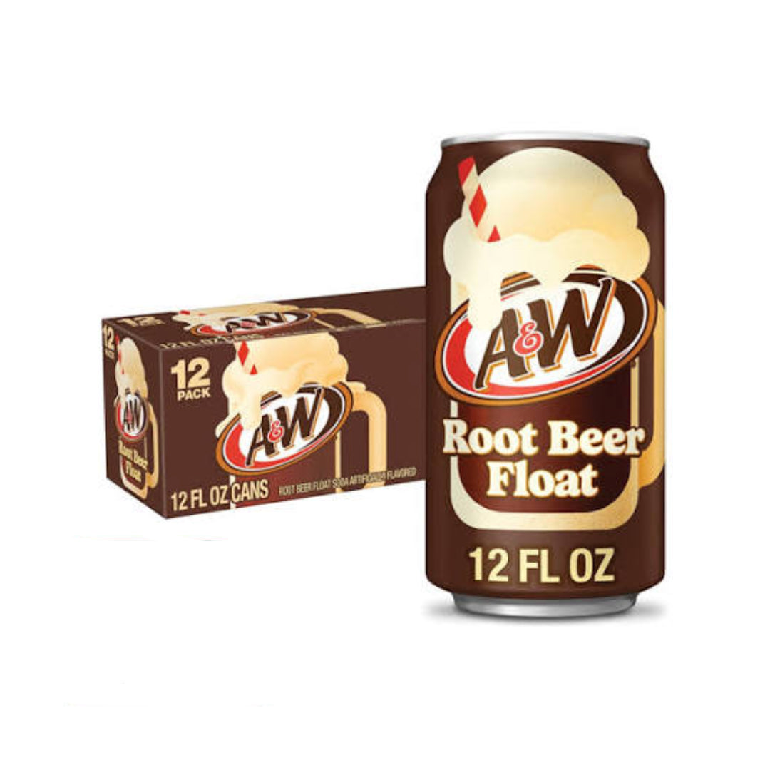 American A&W Root Beer Can 330ml (Pack of 12) - (Labels)