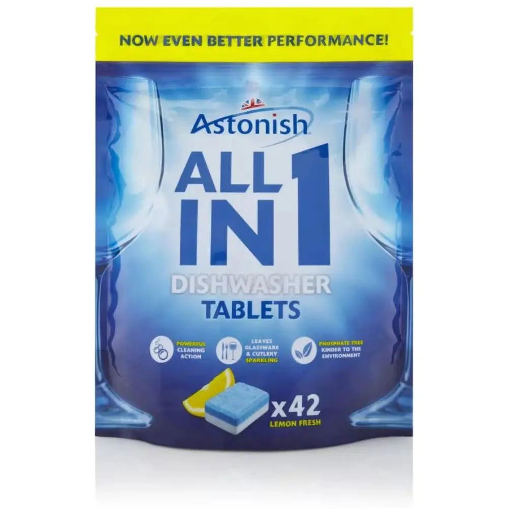Astonish Dishwasher Tablets 42's (Pack of 8)