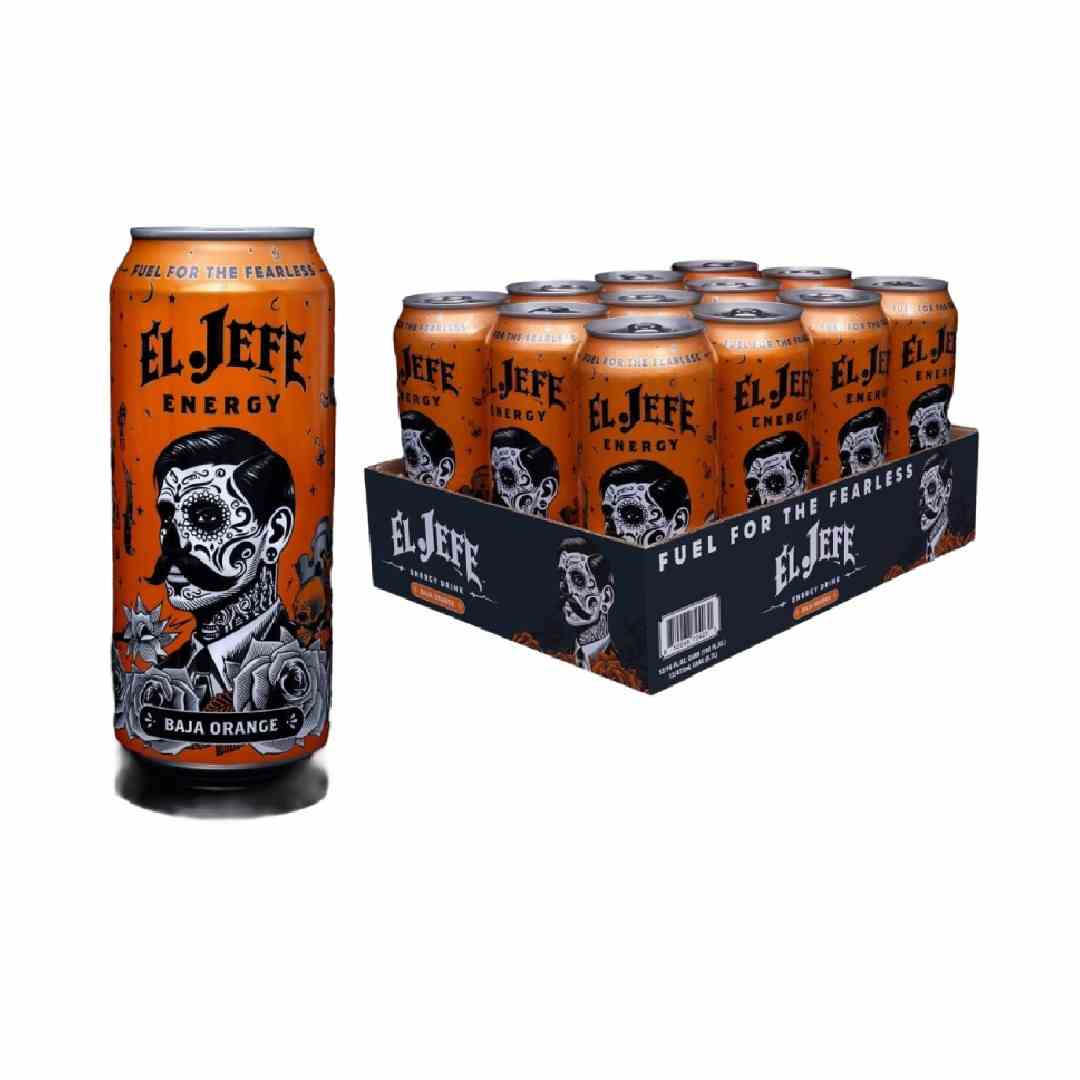 El Jefe 473ml Can (Pack of 12) - (Labels)
