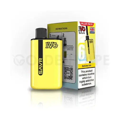 IVG SAVR 3000 Puffs Pre-Filled Pod Kit (Pack of 5) IVG
