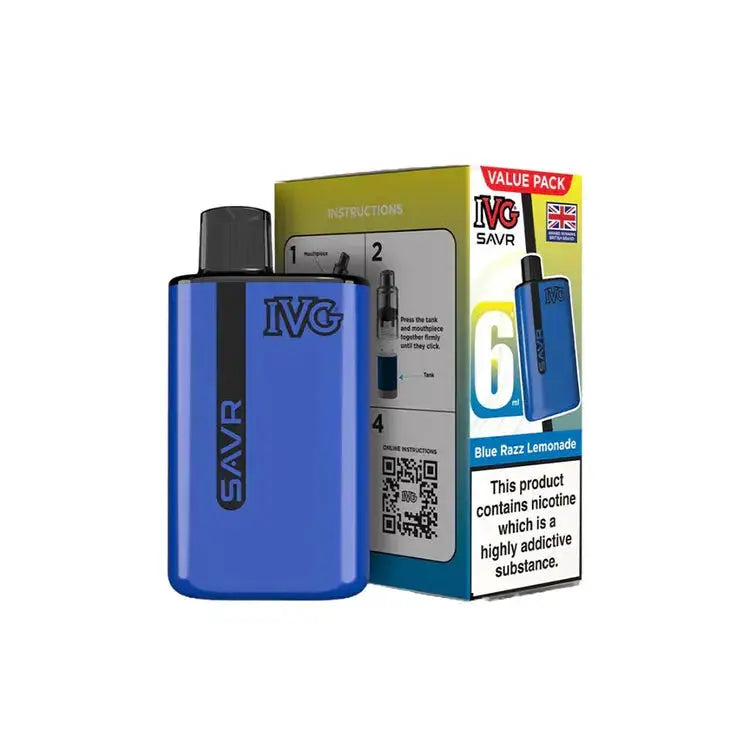 IVG SAVR 3000 Puffs Pre-Filled Pod Kit (Pack of 5) IVG