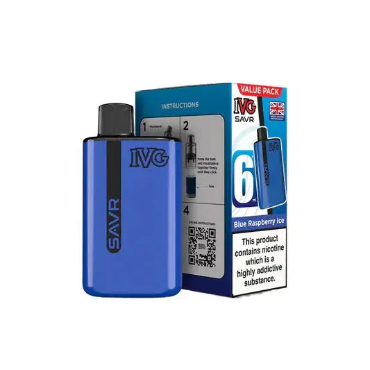 IVG SAVR 3000 Puffs Pre-Filled Pod Kit (Pack of 5) IVG