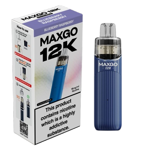 Relx Max-Go 12K Puffs Pre-Filled Pod Kit (Pack of 5) Relx
