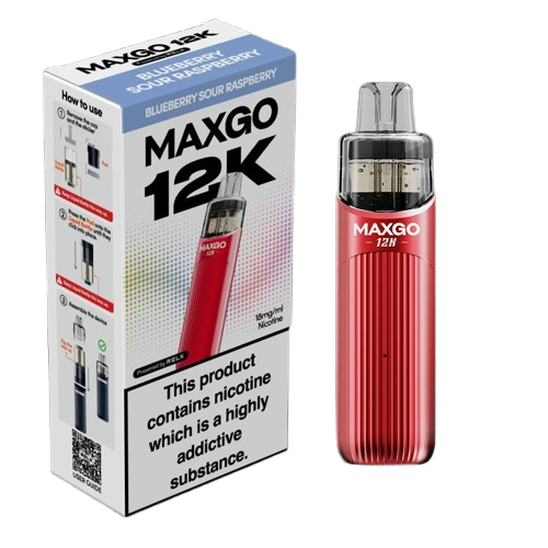 Relx Max-Go 12K Puffs Pre-Filled Pod Kit (Pack of 5) Relx