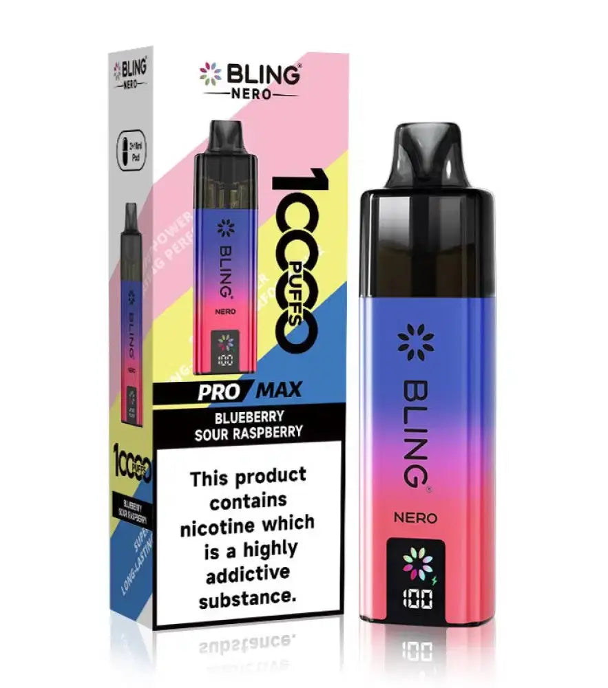 Bling 10k Nero Pre-Filled Pod Kit (Pack of 1)