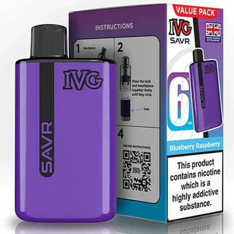 IVG SAVR 3000 Puffs Pre-Filled Pod Kit (Pack of 5) IVG