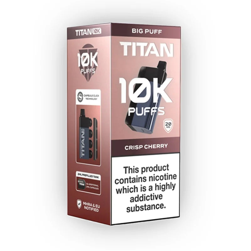 Titan 10K TPD Compliant Vape (Pack of 5)