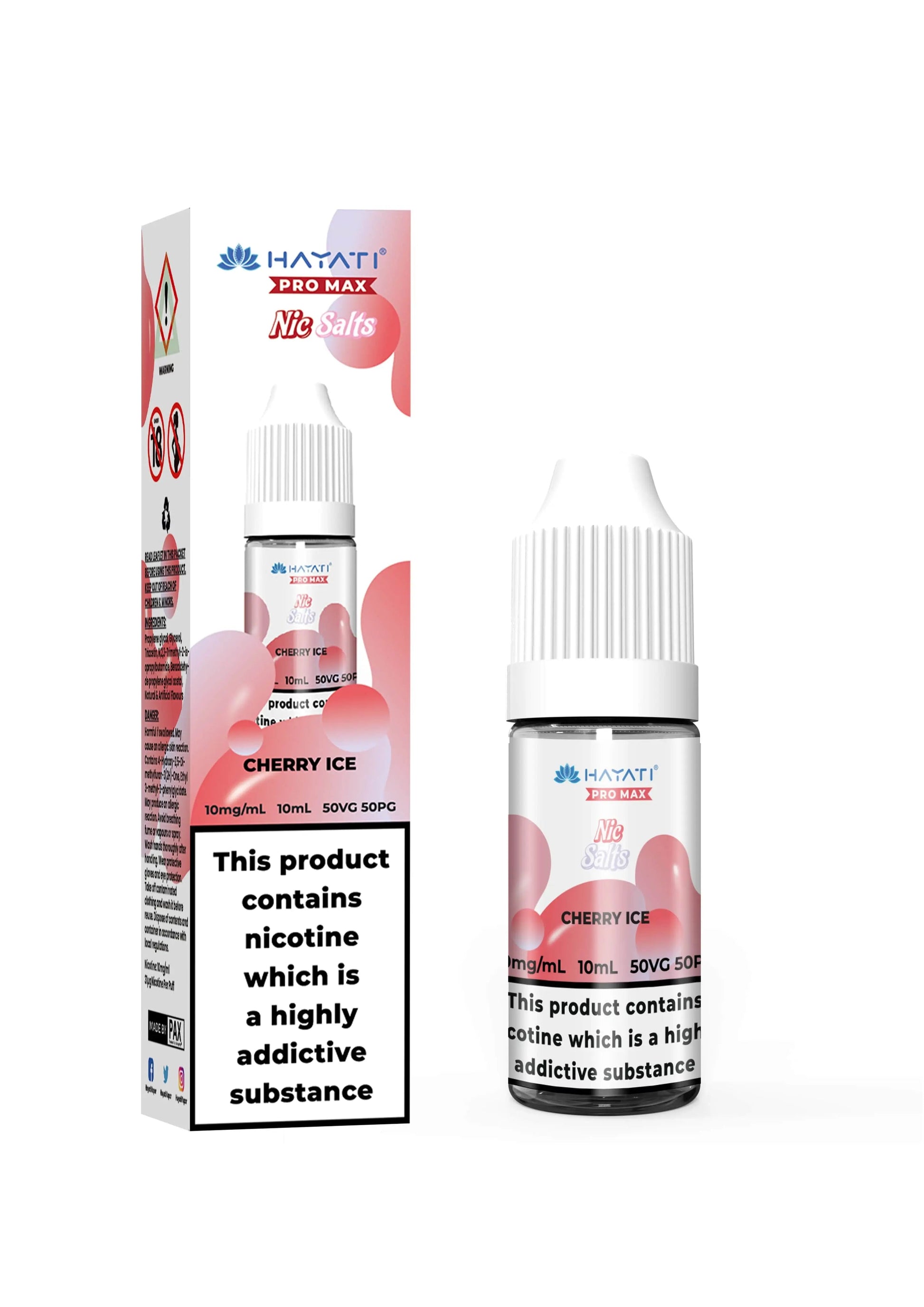 Hayati Pro Max Nic Salts 20mg (Pack of 10) Hayati