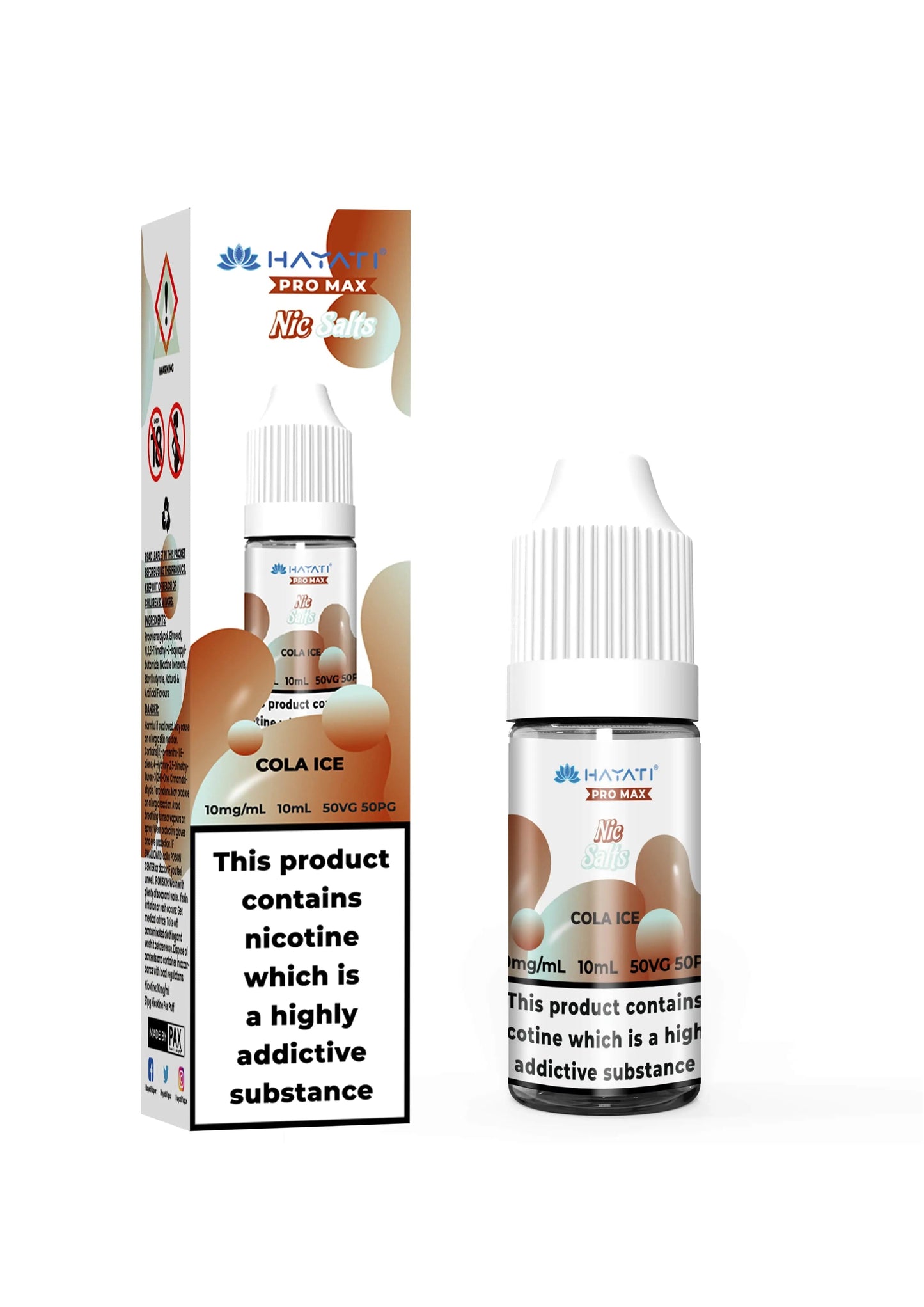 Hayati Pro Max Nic Salts 10mg (Pack of 10) Hayati