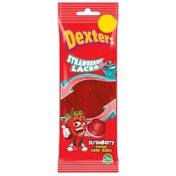 Dexter Strawberry Laces 160g (Pack of 12) (RRP £1) Dexter