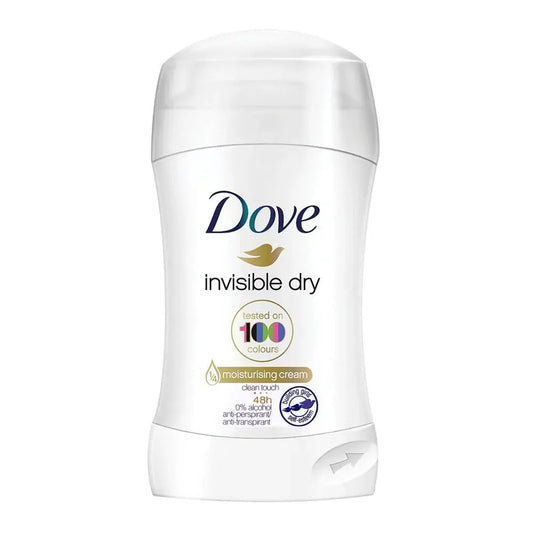 Dove Invisible Anti-Perspirant Deo Stick 40ml (Pack of 6)