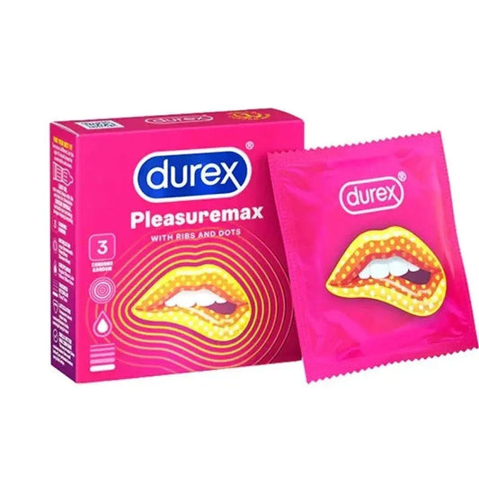 Durex Pleasuremax Condoms (Pack of 3*24) Durex