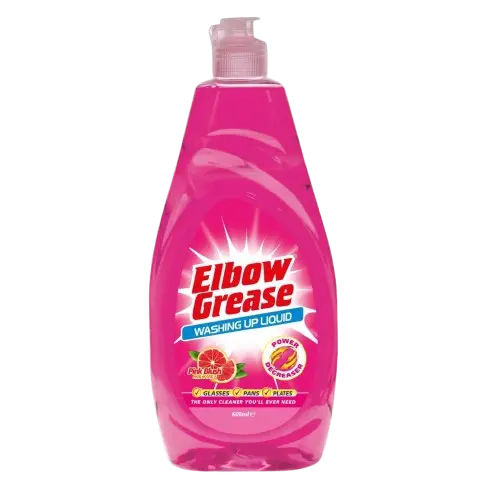 Elbow Grease Pink Washing Up Liquid 600ml  (Pack of 12)