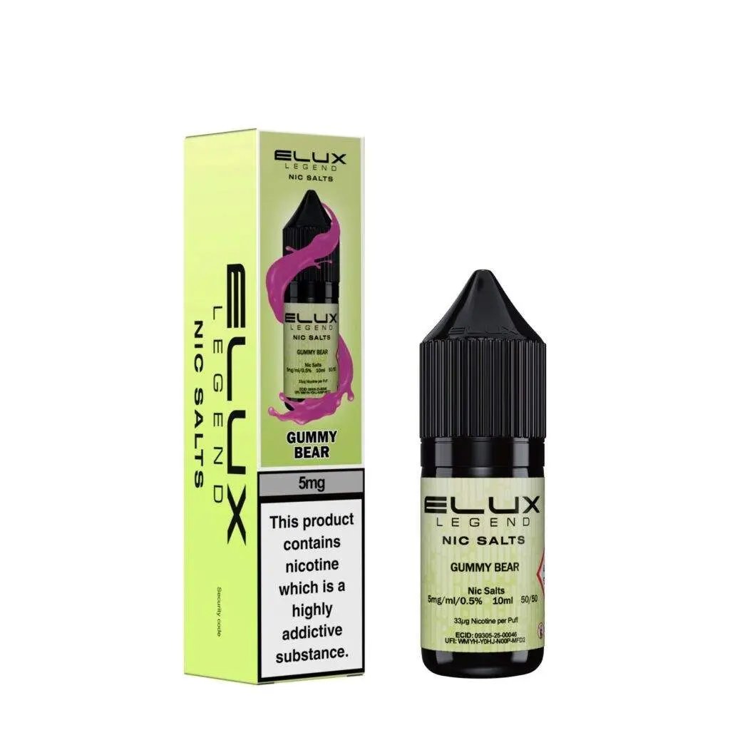 Elux Legend Nic Salts 5mg (Pack of 10)