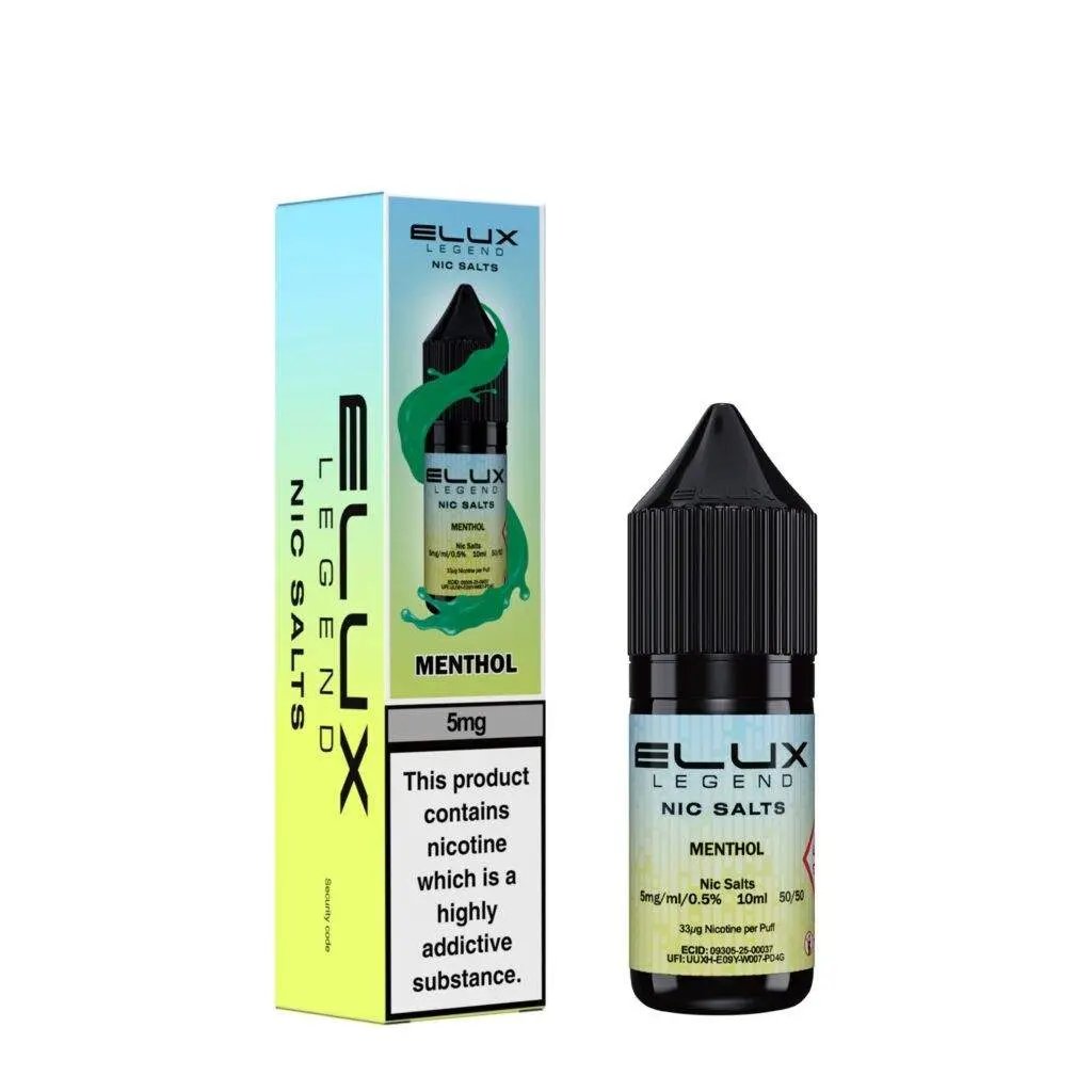 Elux Legend Nic Salts 5mg (Pack of 10)
