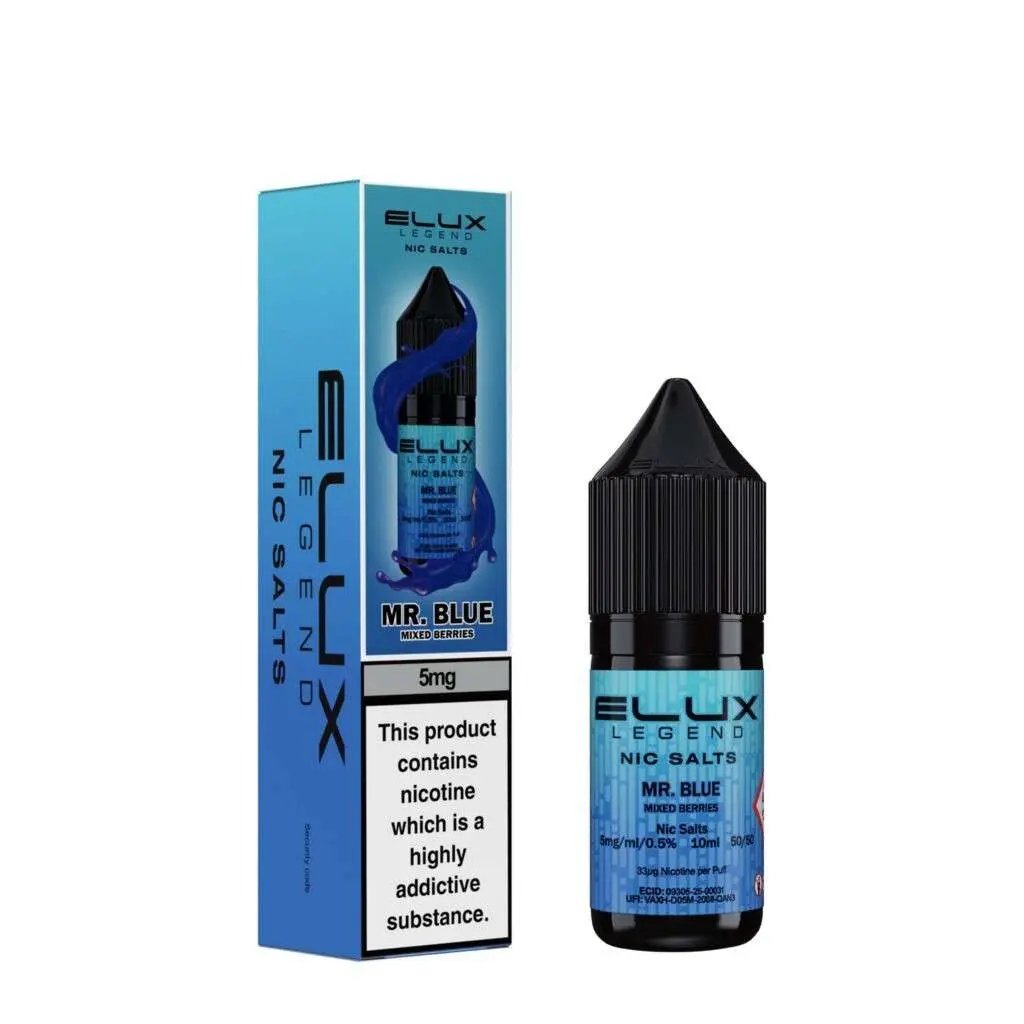 Elux Legend Nic Salts 5mg (Pack of 10)