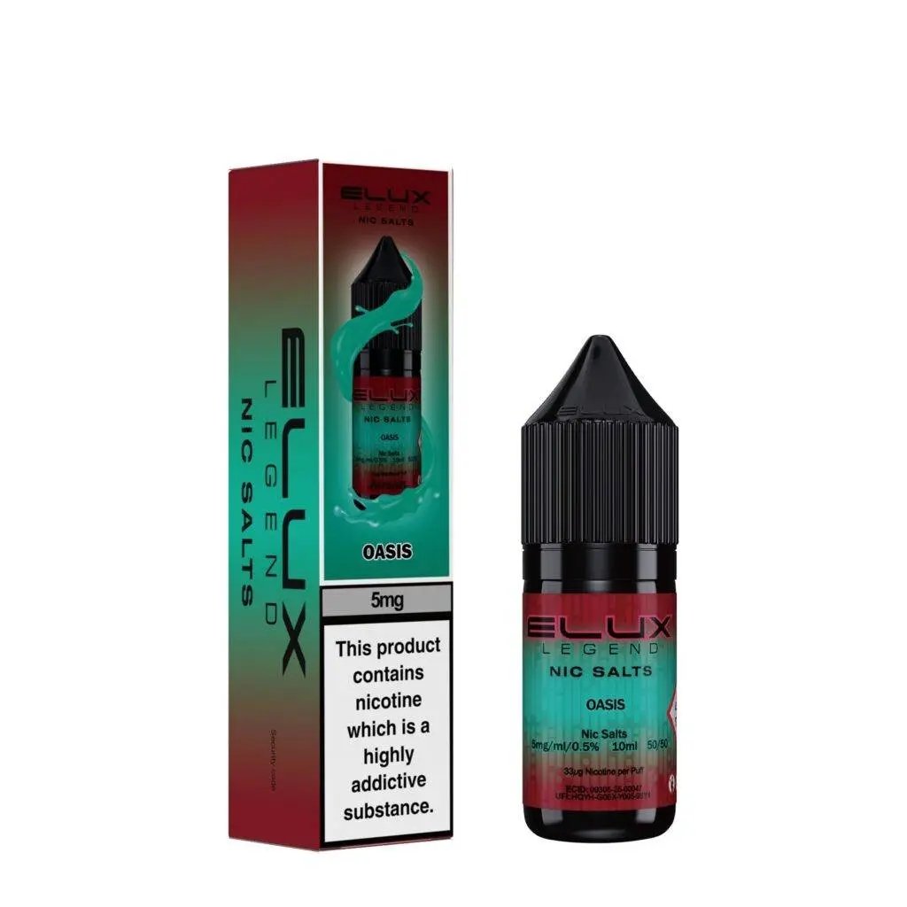 Elux Legend Nic Salts 5mg (Pack of 10)