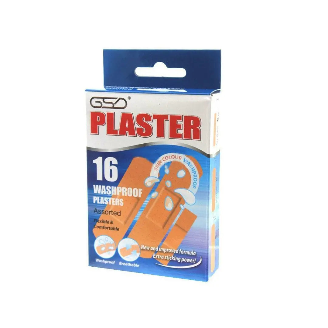 GSD Washproof Plasters (Pack of 24)