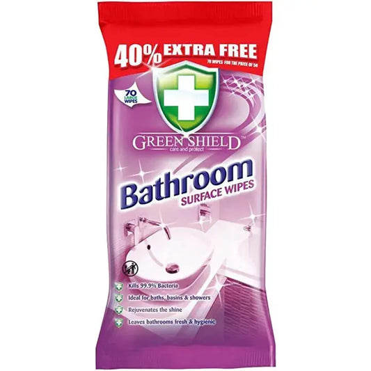 Greenshield Wipe Bathroom Surface 70s (Pack of 12)