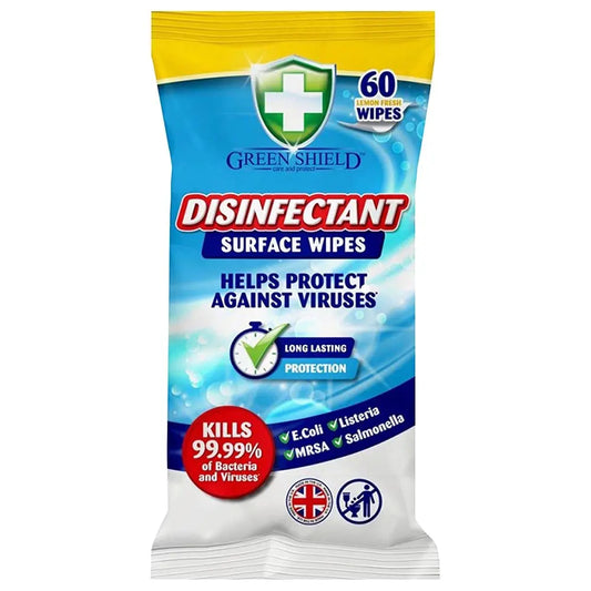 Greenshield Wipe Disinfectant Surface 60s (Pack of 12)