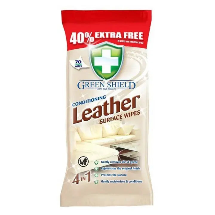 Greenshield Wipe Leather Condition 70s (Pack of 12)