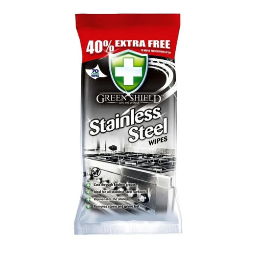 Greenshield Wipe Stainless Steel 70s  (Pack of 12)