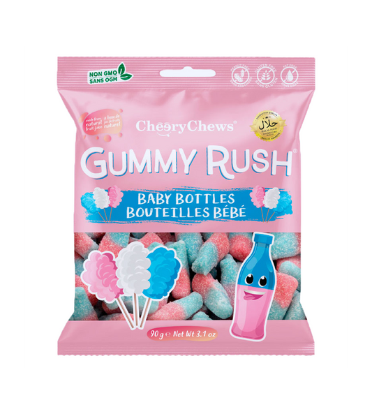 Gummy Rush Baby Bottles 90g (Pack of 12)