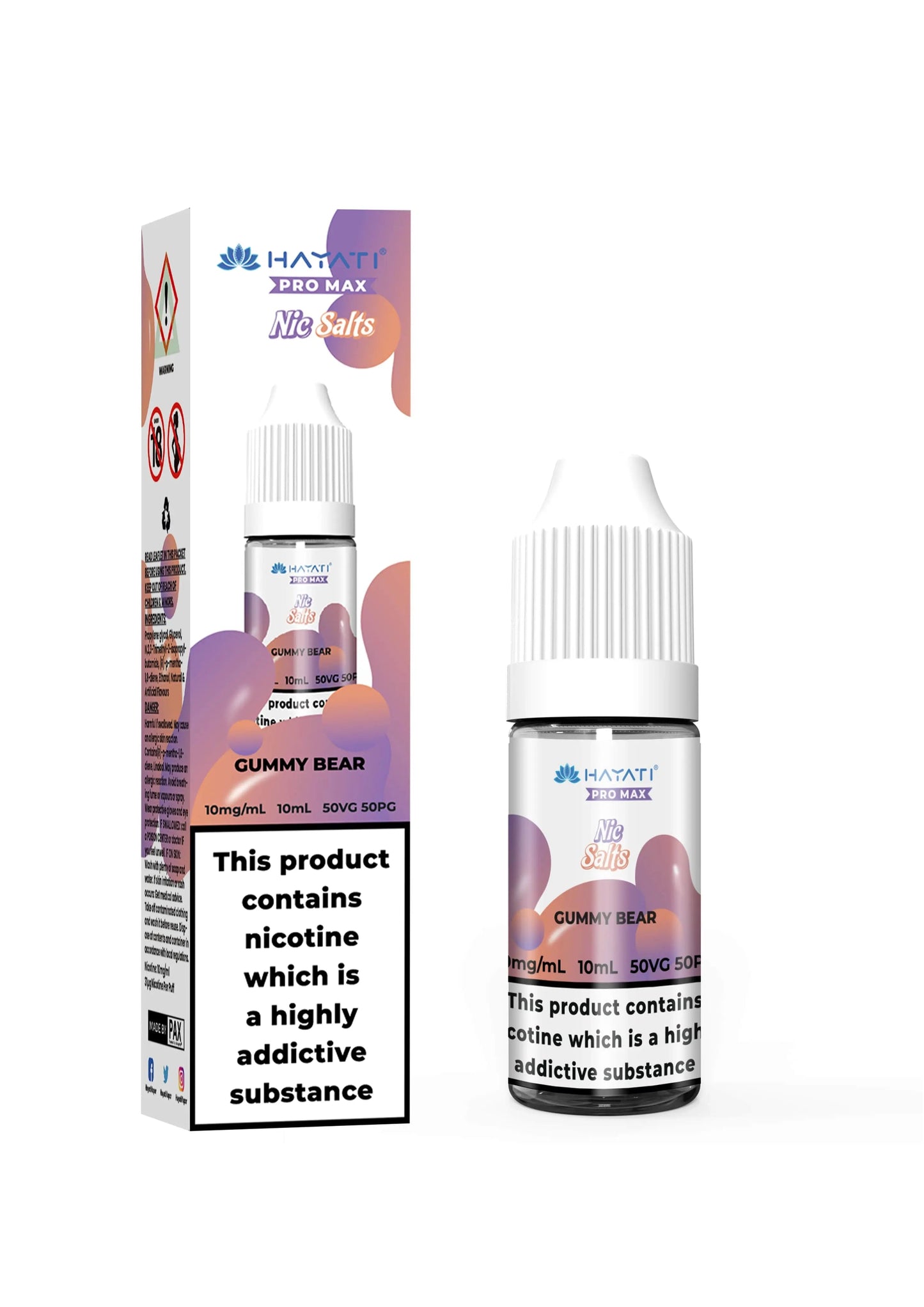 Hayati Pro Max Nic Salts 10mg (Pack of 10) Hayati