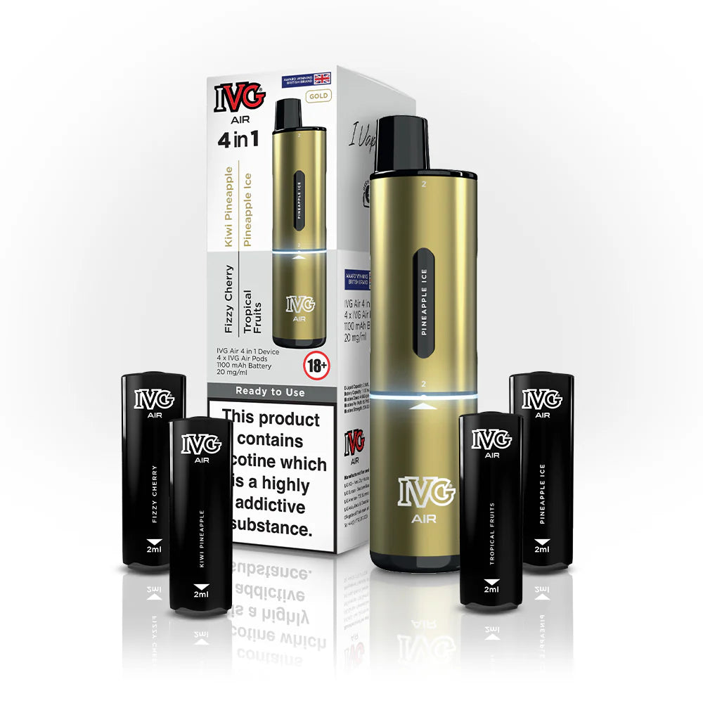 IVG AIR 2400 Puffs Rechargeable Disposable Vape (Pack of 5)