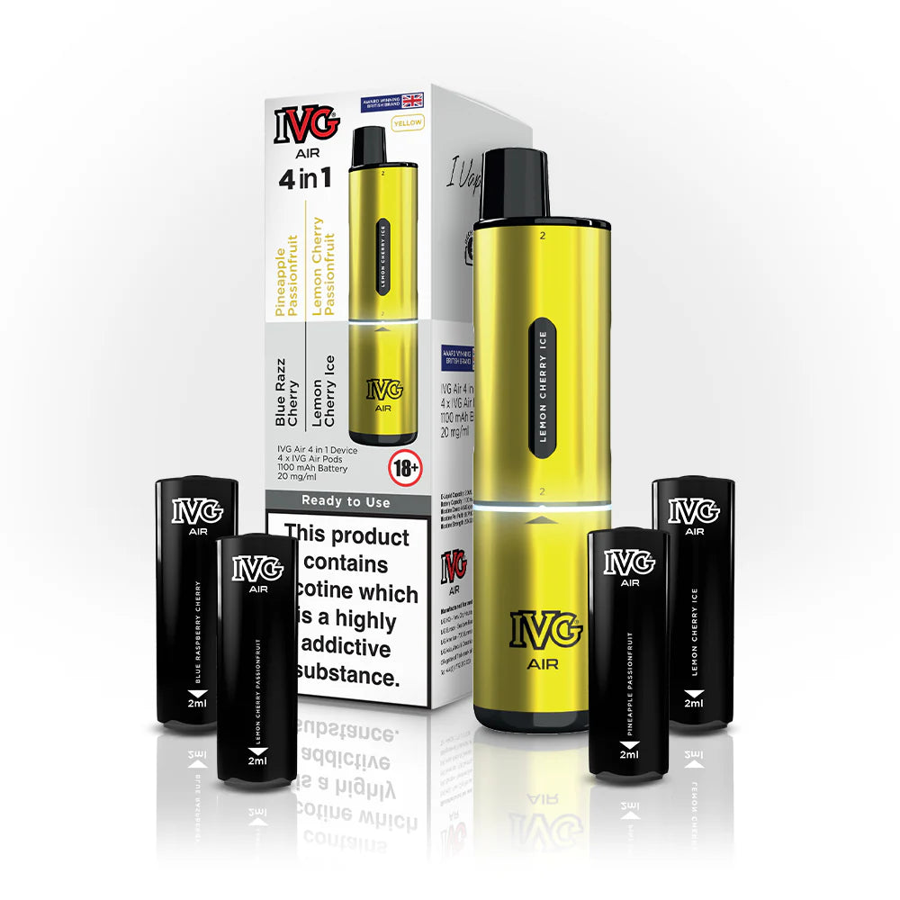 IVG AIR 2400 Puffs Rechargeable Disposable Vape (Pack of 5)