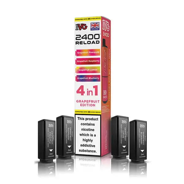 IVG 2400 4 in 1 Reload Replacement Pods (Pack of 5) IVG