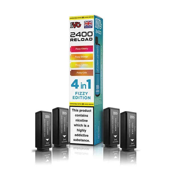IVG 2400 4 in 1 Reload Replacement Pods (Pack of 5) IVG