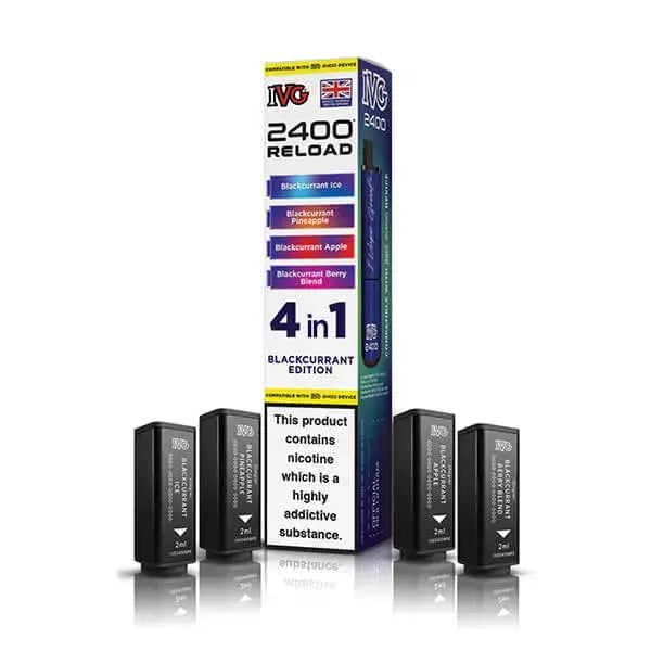 IVG 2400 4 in 1 Reload Replacement Pods (Pack of 5) IVG