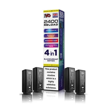 IVG 2400 4 in 1 Reload Replacement Pods (Pack of 5) IVG