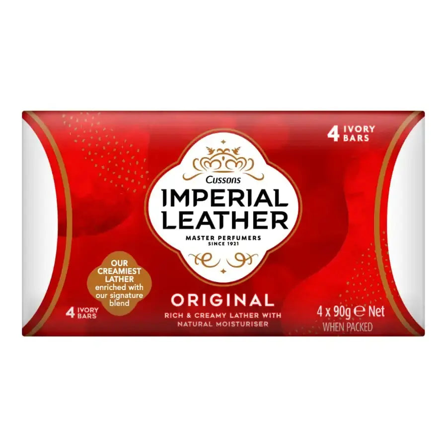 Imperial Leather Soap Original 115g 4pk (Pack of 18)