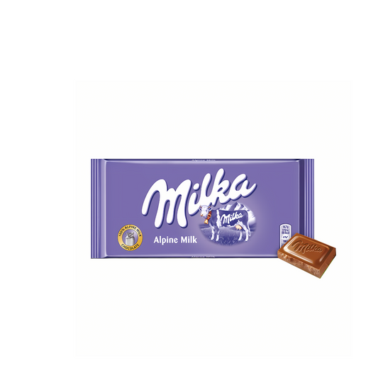 Milka Milk Chocolate 100g (Pack of 16)