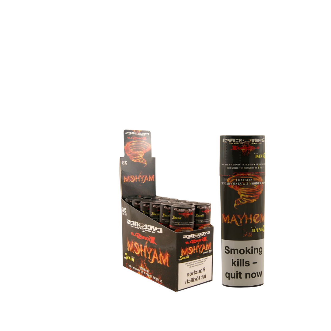 Cyclone Double Pre Rolled Cones (Pack of 12)