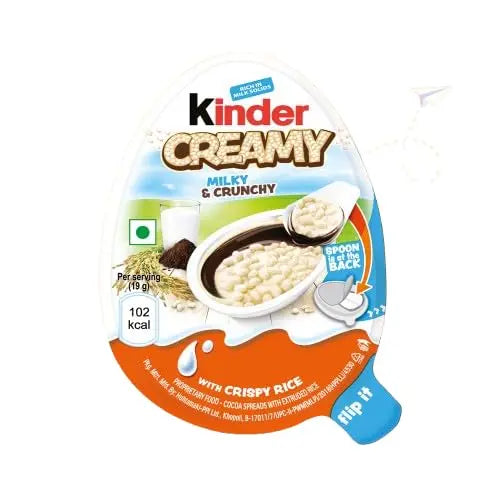 Kinder Creamy Milky & Crunchy 19g (Pack of 15)