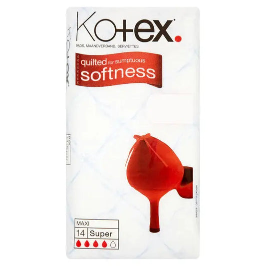 Kotex Maxi Super Pads 16s (Pack of 5)