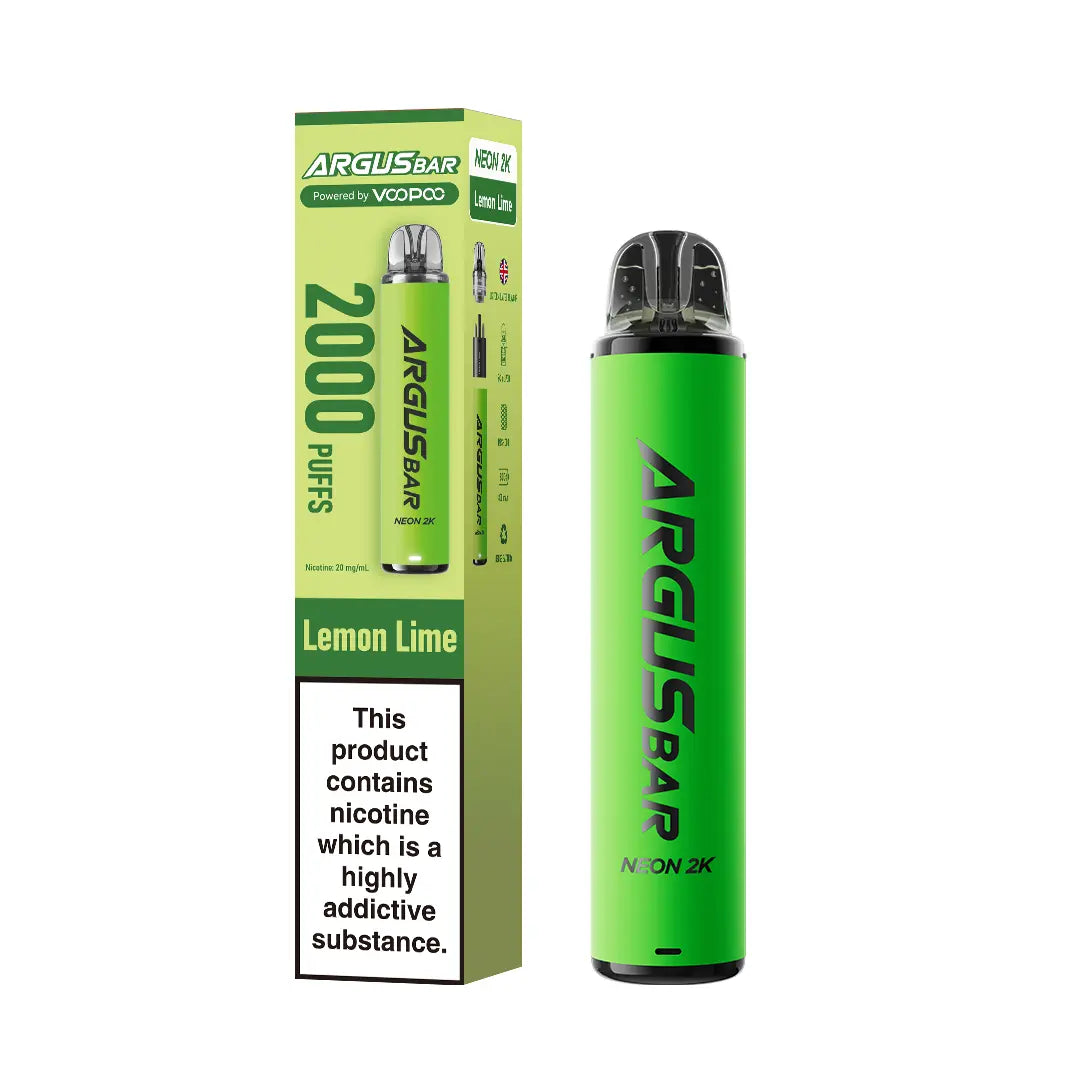 Voopoo Argus Neon 2000 Pre-Filled Pod Kit (Pack of 10) Voopoo