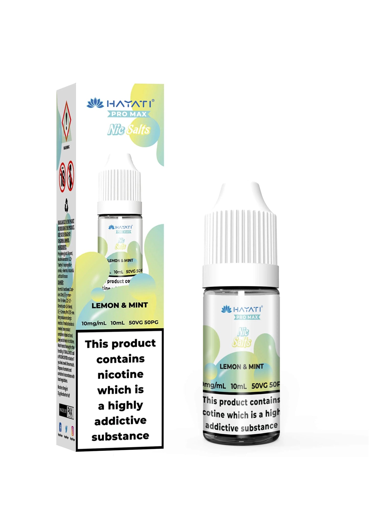 Hayati Pro Max Nic Salts 20mg (Pack of 10) Hayati