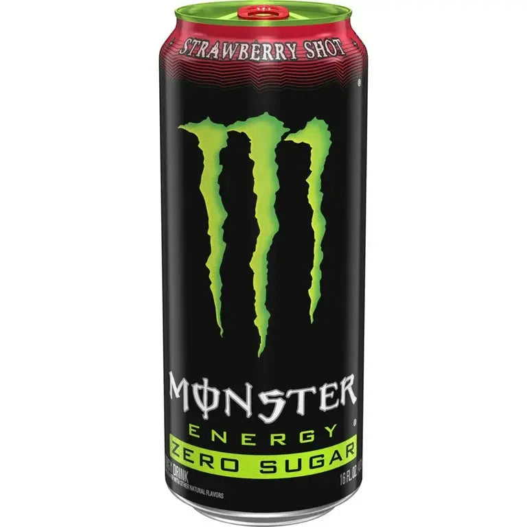 Monster Energy Drink Strawberry Shot Zero (American) (Pack of 24)