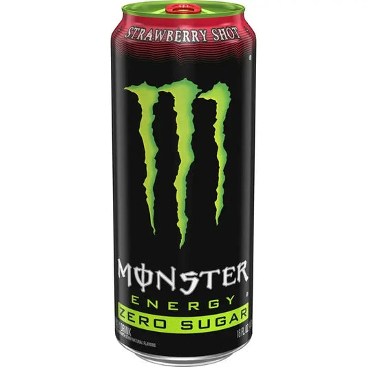 Monster Energy Drink Strawberry Shot Zero (American) (Pack of 24)
