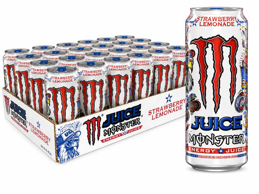 Monster Energy Drink Strawberry Lemonade (American) (Pack of 24)
