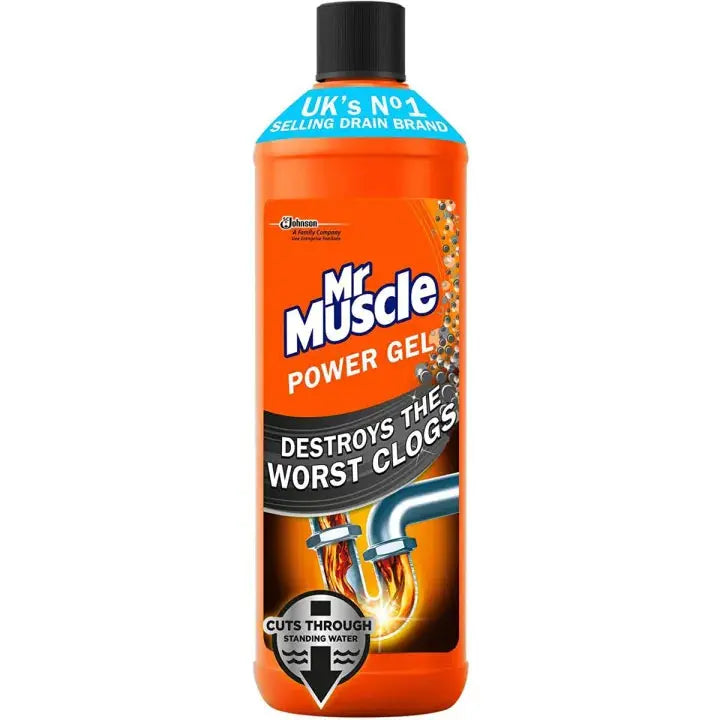 Mr Muscle Sink & Drain Power Gel 1l (Pack of 6)
