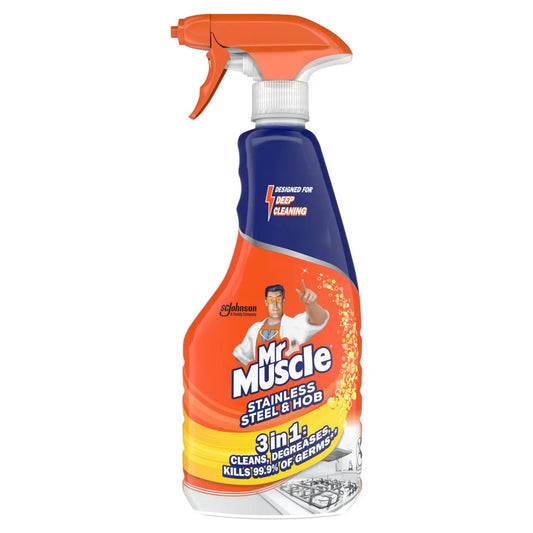 Mr Muscle Stainless Steel & Hob 530ml (Pack of 10)