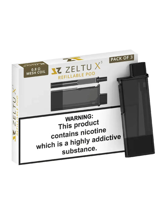 Zeltu Replacement Pods 0.8 Ohm (Pack of 3)