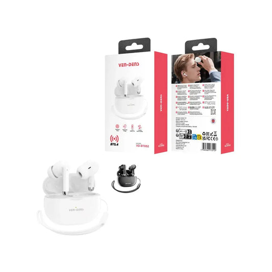 Ven-Dens Buetooth white Airpods (VD-BT052)(Pack of 1)