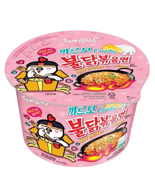 Samyang Ramen Noodles Cup cream Carbonara 120g (pack of 16)